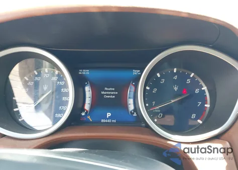 2017 Maserati Ghibli S Q4 z USA, uszkodzony, nr VIN ZAM57RTL0H1231848